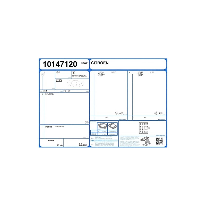 Zylinderkopfschraubensatz