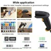 TEEMI 2D Barcode Scanner with Smart Stand USB Wired Handheld