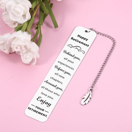 Retirement Gifts for Women, Retirement Bookmark Gift for Woman Coworker Employee Boss Leader Friends Retired Teacher Gifts, Going Away Gifts for Coworker 2025