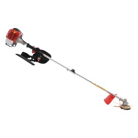 2 Stroke 26CC Weed Wacker Cordless Gas Weed Eater with 2 Blade Heads Single-Cylinder Air-Cooled Grass Trimmer String Trimmer for Garden, Yard and Lawn