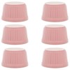 KADAX Soufflé Moulds Set, 6 Pieces, Diameter 9 cm, Crème