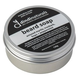 Dindi Naturals Beard Soap with Charcoal 120g - in Tin