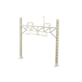 PLUMPMOA HO Gauge 1/80 Overhead Pole, Unassembled, Paper Kit, Resale, MS065, Diorama Supplies