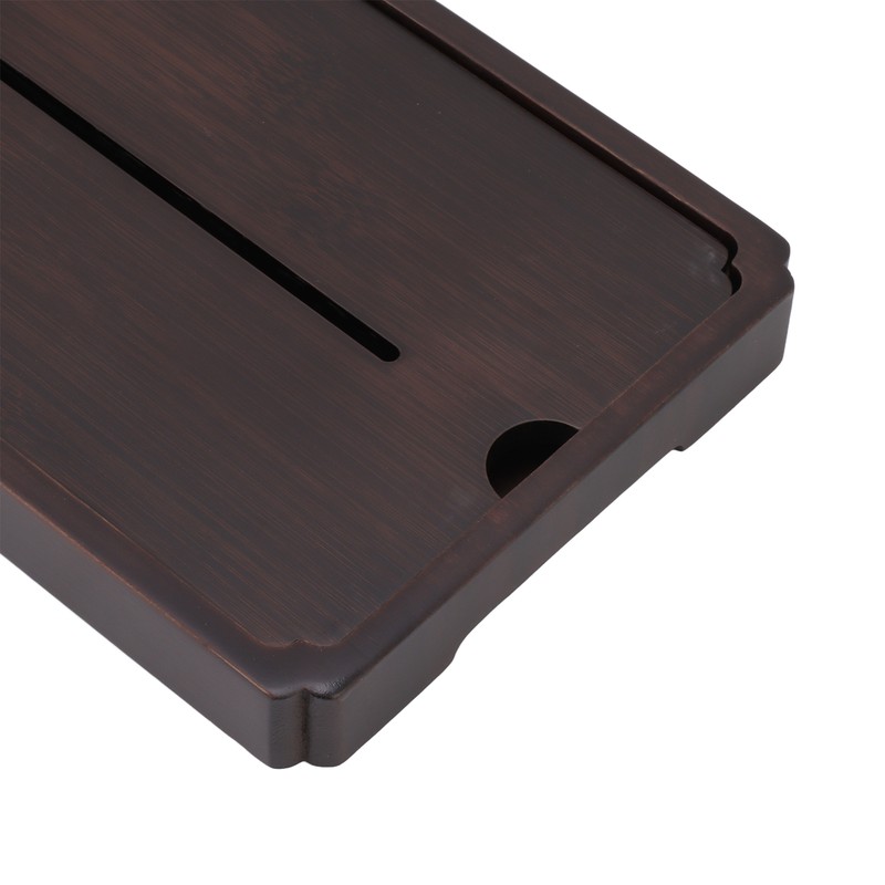 Chinese Water Storage Drainage Tea Tray Bamboo Simple Decorative Robust