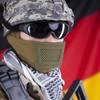 Qavctw Airsoft Balaclava Mesh Mask Full Face Tactical Breathable Mask