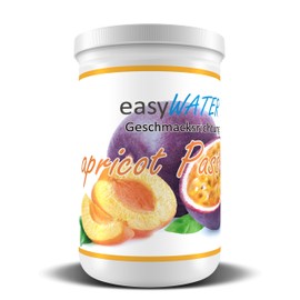 Generisch apricot-Passion easyWater Drink Powder, Sugar-free Flavour Powder for Refreshing Drinks, Only 5 Calories per 500 ml Water, Without Aspartame, Contents: 25 Servings