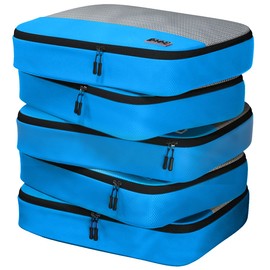 Large Packing Cubes for Suitcases - 5 Pcs set of Packing Cubes for Travel - Packing Cubes for Carry on Suitcase Organizer Bags - Travel Cubes Travel Organizer Bags for Luggage