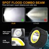 YIERBLUE Rechargeable Spotlight Floodlight Combo 120,000 High Lumen LED, IP67