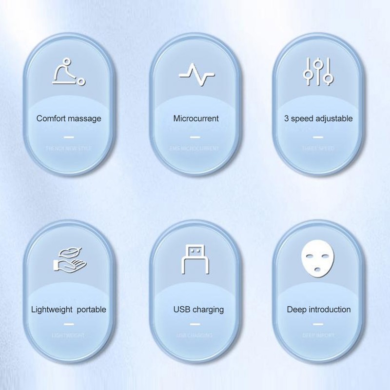 Microcurrent Facial Device Tightening Massaging Lifting Reduce Wrinkle V Face