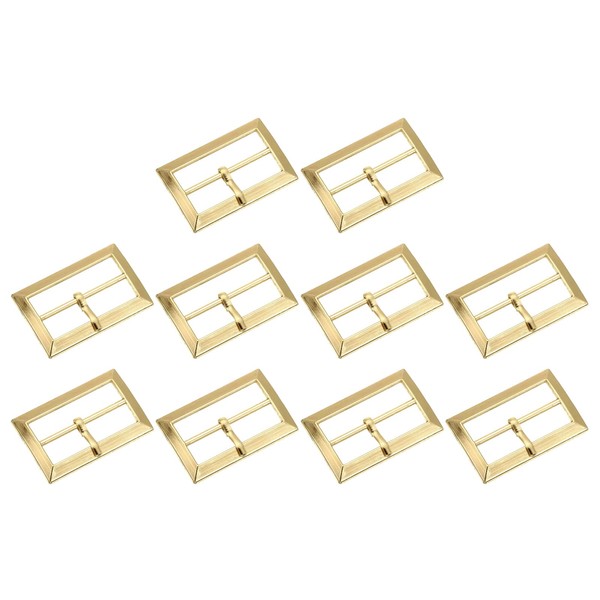 sourcing map 10Pcs Single Prong Belt Buckle, 1.18" Zinc Alloy