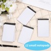 12PCS Small Notepads, 3x5in Note Pads with 30 Sheets Lined