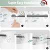TWLSNCD No Hook Shower Curtain with Snap in Liner, Beach