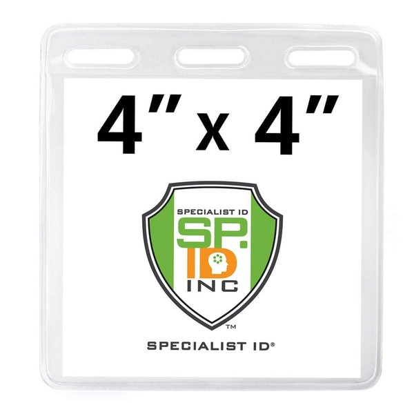 2 Pack - Vaccination Card Protector 4 X 4 Inch