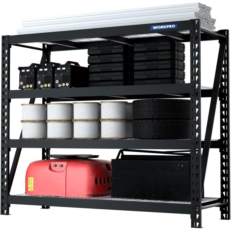 WORKPRO Metal Storage Shelving Unit Heavy Duty Storage Rack Multi-Size