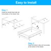 uxcell 2 Pair Drawer Slides, 16 Inch Soft Close Drawer