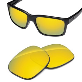 Tintart Performance Lenses Compatible with Oakley Mainlink Polarized Etched, Golden Yellow - Polarized
