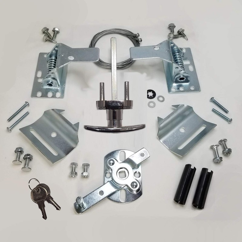 RI-KEY Security - Universal Garage Door Lock Kit with Spring