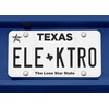 Elektroplate Baseball Chrome Plated Sports License Plate Screw Cap Covers