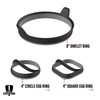Blackstone 5515 Egg Ring/Omelet Ring Kit,Silver