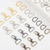 100PCS Premium Swivel Snap Hooks and D Rings, Swivel Snap