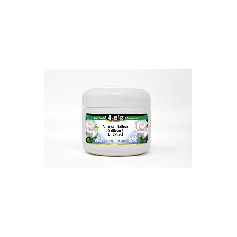 Bianca Rosa American Saffron (Safflower) 4:1 Extract Cream (2 oz,