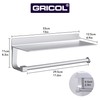 Gricol Kitchen Roll Holder Wall Mount for Paper Rolls Kitchen