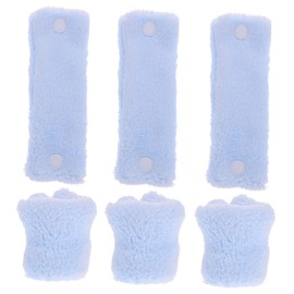 FOMIYES Sleep-in Hair Curlers 6 Pcs Coral Velvet Curlers for Women Girls