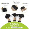 8 Inch Loc Extensions Human Hair 0.4cm Thickness 30 Strands