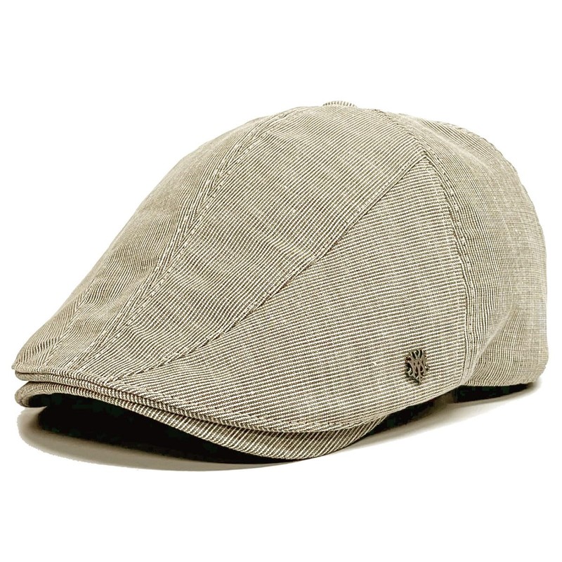 Happy Hat MQUM Hun-677-03 Men's Hat, Cool Chambray Style, Black,