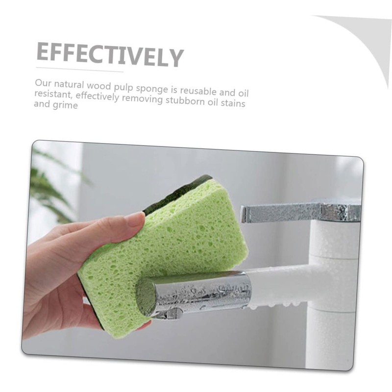 Healeved Dorable Dishwashing Sponge Set Creative Dish Wood Pulp for