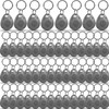 50 X Grey RFID Tags Key fobs - 125Khz READ