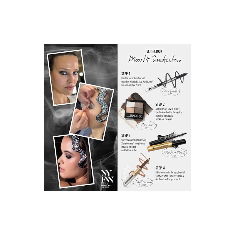 Lápiz y gel para cejas Revlon Colorstay Brow Fantasy tono