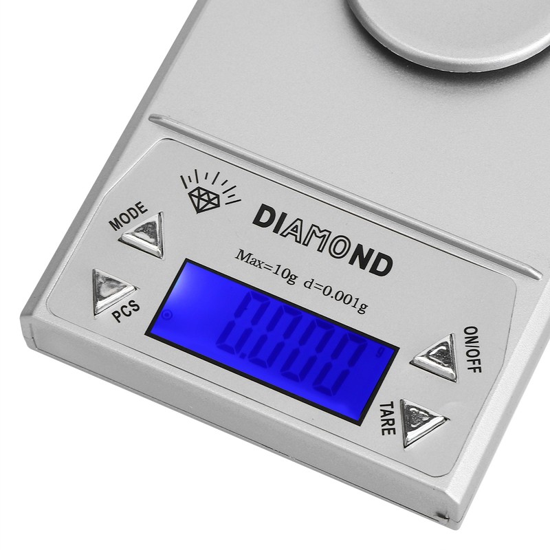 Electronic Scale High‑Accuracy 10g/0.001 Portable Jewelry Digital Scale with Weight