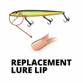 Rapala 12pk F18 Lure Lip Replacement Rapala Fishing Lure Floater 18 Red Tackle Bait