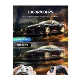 IFOAIR 1080p 60fps Webcam with Microphone - FHD Streaming Webcam Autofocus with 85° Wid