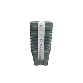 Yoshizaka Packaging Prestella 90 (10 Pieces) Premium Blue Slit Pot, Drainage, Breathable, Perfect for Succulents and Cactus