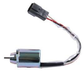 TCINDRR 12V Fuel Shut Off Solenoid 119233-77931 119233-77932 M810324 Compatible with Yanmar TB235 3TNV88-BPTB2 Hyundai R55-5 R60-5 & JD 4200 4300 4400 4500 4600 4700