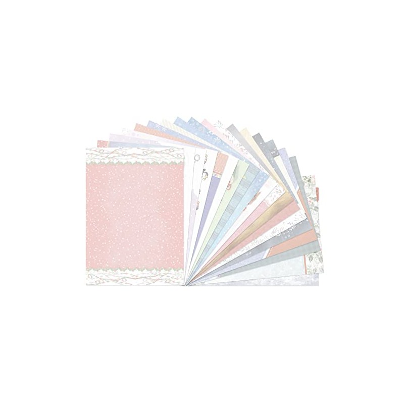 Hunkydory Santa & Friends Luxury Card Inserts 20 Sheets