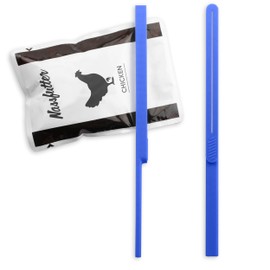 Pack of 2 – Bag Squeezer | Scraper / Squeezer for Wet Food Bags | Blue | Dishwasher Safe Emptying Aid for Wet Food in Sauce or Jelly | Empty the Bags without Residual