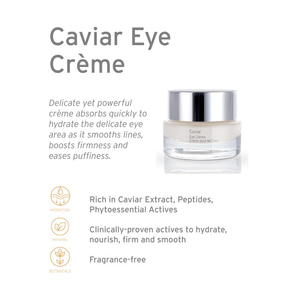 Kerstin Florian Caviar Eye Crème, For Anti-Aging, Puffiness and Dark Circles, 15ml/0.5 fl oz