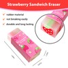 Cute Strawberry Mechanical Pencil Set Include 3Pcs Kawaii Mechanical Pencils,3