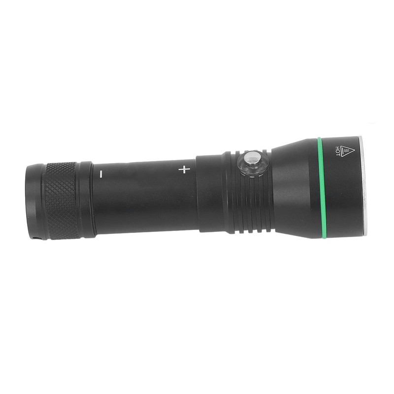 Diving Flashlight Super Bright Flashlight 1200LM Aluminum Alloy IPX8 Waterproof