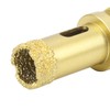 2Pcs Diamond Hole Saw Opener Brazing Drill Bit Drilling Marble