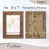 Icona Bay - 5x7 Chestnut Brown Picture Frame - Rustic