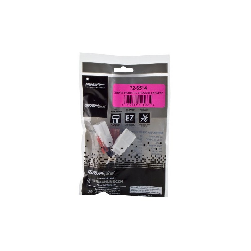 Metra 72-6514 Speaker Harness for Select Chrysler/Dodge Vehicles