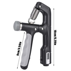 Hand Trainer Forearm Trainer: Finger Trainer with Counting Function 10-100 kg with Counting Function Adjustable Hand Grip Forearms Tools Finger Grip Training Device Grip Strength Trainer for Fitness