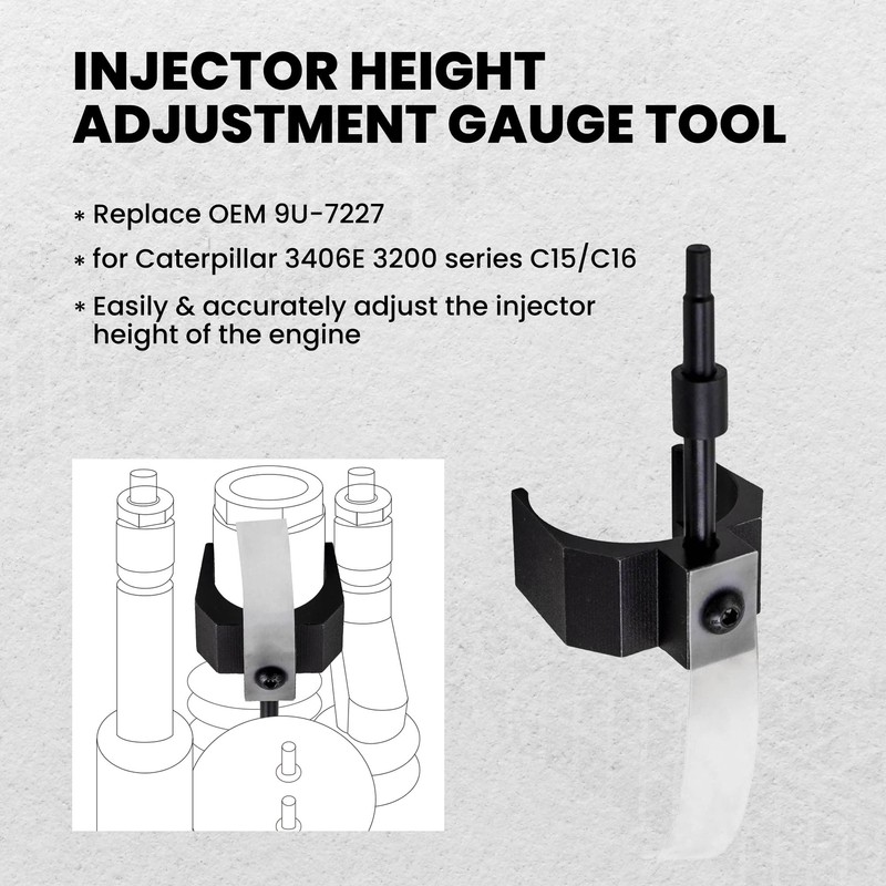 maXpeedingrods Injector Height Tool for Caterpillar 3406E 3200 series C15/C16