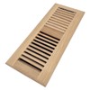 Homewell 2 Pcs White Oak Wood Floor Register, Drop in