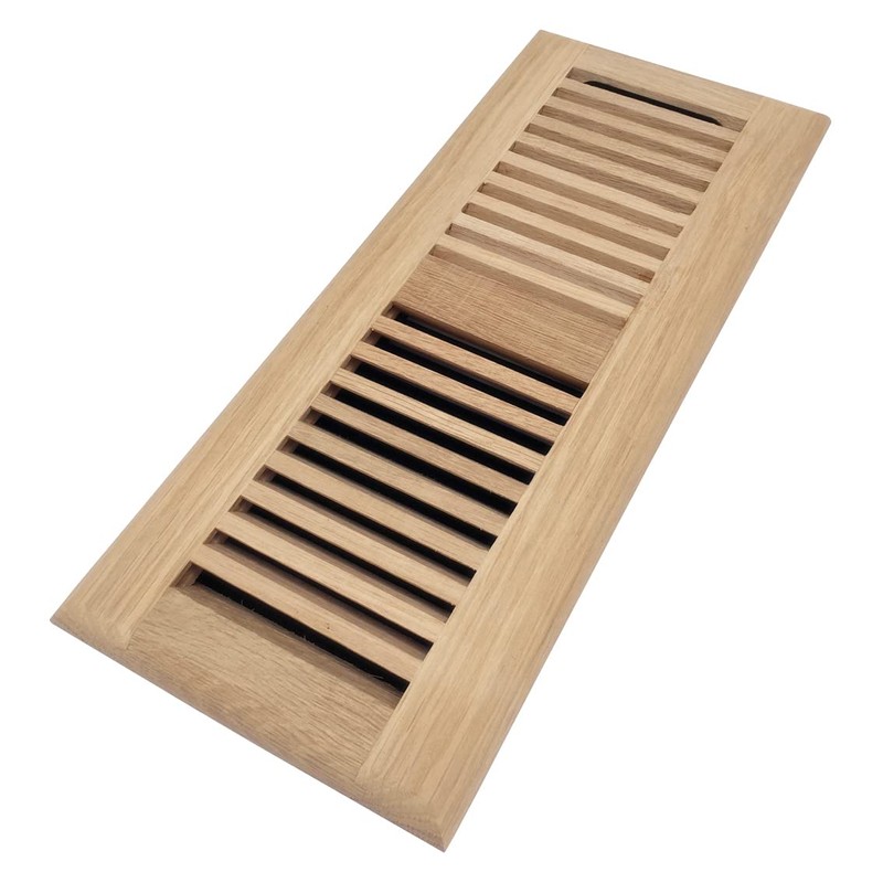 Homewell 2 Pcs White Oak Wood Floor Register, Drop in