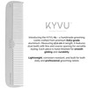 KYVU A1 Handmade 17.2 cm Dual-Tooth Aluminium Comb